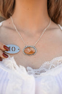 Deer Fawn & Varascite Big Slab Necklaces-Necklaces-Krush Kandy, Women's Online Fashion Boutique Located in Phoenix, Arizona (Scottsdale Area)