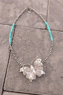 Bethany's Butterfly Sterling Silver Desert Pearl Necklaces-Pearl Necklaces-Rae Collective, Women's Online Fashion Boutique Located in Phoenix, Arizona (Scottsdale Area)