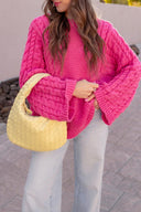 Sugar Kiss Oversized Knit Sweater-Sweater-Krush Kandy, Women's Online Fashion Boutique Located in Phoenix, Arizona (Scottsdale Area)