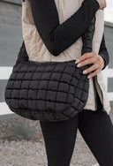 Cloud Nine Nylon Puffer Crossbody-Purses & Bags-Krush Kandy, Women's Online Fashion Boutique Located in Phoenix, Arizona (Scottsdale Area)