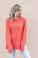 Everyday Elegance Side Slit Sweater | S-XL-Sweaters-Rae Collective, Women's Online Fashion Boutique Located in Phoenix, Arizona (Scottsdale Area)