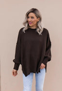 Everyday Elegance Side Slit Sweater | S-XL-Sweaters-Rae Collective, Women's Online Fashion Boutique Located in Phoenix, Arizona (Scottsdale Area)