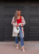 Love Me Or Not Heart Print Cardigan | S-XL-Sweaters-Rae Collective, Women's Online Fashion Boutique Located in Phoenix, Arizona (Scottsdale Area)