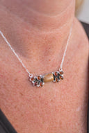 Bambi & Amber Stone Necklaces-Chain Necklaces-Rae Collective, Women's Online Fashion Boutique Located in Phoenix, Arizona (Scottsdale Area)