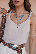 Classic V-neck Tank Top With Strap Accent