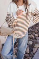 Comfy Chic Oversized Stripe Sweater-Sweaters-Rae Collective, Women's Online Fashion Boutique Located in Phoenix, Arizona (Scottsdale Area)