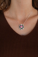 Blinging Heart Necklace sno 31-Necklaces-Krush Kandy, Women's Online Fashion Boutique Located in Phoenix, Arizona (Scottsdale Area)