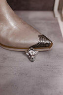Sterling Concho Cow Slab Stone Ring-Rings-Rae Collective, Women's Online Fashion Boutique Located in Phoenix, Arizona (Scottsdale Area)