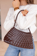 Luna Woven Shoulder Handbag | 2 Colors