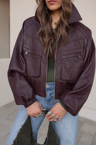 The Marlowe Utility Cropped Jacket