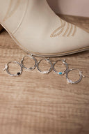 Hazels Western Single Stone Earrings-Stud Earrings-Rae Collective, Women's Online Fashion Boutique Located in Phoenix, Arizona (Scottsdale Area)