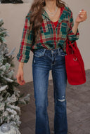 Weekend Wander Plaid Button-Down-Tops-Krush Kandy, Women's Online Fashion Boutique Located in Phoenix, Arizona (Scottsdale Area)