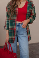 Weekend Wander Plaid Button-Down-Tops-Rae Collective, Women's Online Fashion Boutique Located in Phoenix, Arizona (Scottsdale Area)