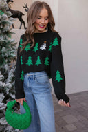 Frosted Pines Christmas Tree Sweater-Sweaters-Rae Collective, Women's Online Fashion Boutique Located in Phoenix, Arizona (Scottsdale Area)