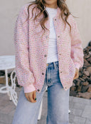 Sparkled Bomber Jacket-Jacket-Krush Kandy, Women's Online Fashion Boutique Located in Phoenix, Arizona (Scottsdale Area)