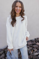 Everyday Comfort Luxe Oversized Sweater-Sweaters-Rae Collective, Women's Online Fashion Boutique Located in Phoenix, Arizona (Scottsdale Area)