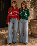 Christmas Magic Reindeer Sweater