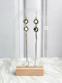 Boho Fringe Multi Stone Dangle Earrings Bag 12 - PRE ORDER