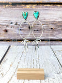 Desert Hearts Sterling Silver Bow Earrings-Earrings-Rae Collective, Women's Online Fashion Boutique Located in Phoenix, Arizona (Scottsdale Area)