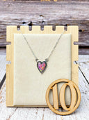 Full Of Love Heart Slab Necklace-Necklaces-Rae Collective, Women's Online Fashion Boutique Located in Phoenix, Arizona (Scottsdale Area)