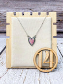 Full Of Love Heart Slab Necklace-Necklaces-Rae Collective, Women's Online Fashion Boutique Located in Phoenix, Arizona (Scottsdale Area)