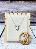 Full Of Love Heart Slab Necklace-Necklaces-Rae Collective, Women's Online Fashion Boutique Located in Phoenix, Arizona (Scottsdale Area)