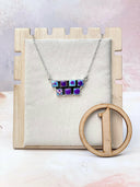 Desert Jasper Square Bar Necklace-Necklaces-Krush Kandy, Women's Online Fashion Boutique Located in Phoenix, Arizona (Scottsdale Area)
