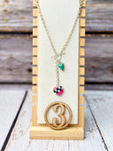 Way To Your Heart Checkered & Stripe Necklaces-Necklaces-Rae Collective, Women's Online Fashion Boutique Located in Phoenix, Arizona (Scottsdale Area)