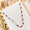 One Of A Kind Northern Ember Bow Necklaces-Necklaces-Rae Collective, Women's Online Fashion Boutique Located in Phoenix, Arizona (Scottsdale Area)