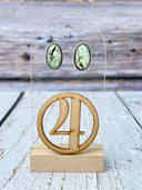 Jasper Slab Stud Earrings-Earrings-Rae Collective, Women's Online Fashion Boutique Located in Phoenix, Arizona (Scottsdale Area)