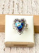 Love Is In The Air Heart Slab Ring | MADE TO ORDER-Rings-Rae Collective, Women's Online Fashion Boutique Located in Phoenix, Arizona (Scottsdale Area)