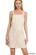 The Driftwood Acid Wash Romper-Jumpsuits & Rompers-Krush Kandy, Women's Online Fashion Boutique Located in Phoenix, Arizona (Scottsdale Area)