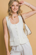 Button Down Classy Top-Tops-Rae Collective, Women's Online Fashion Boutique Located in Phoenix, Arizona (Scottsdale Area)