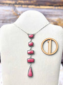Thulite Drop Necklace-Necklaces-Rae Collective, Women's Online Fashion Boutique Located in Phoenix, Arizona (Scottsdale Area)