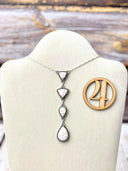 Pink Larimar Drop Necklace-Necklaces-Rae Collective, Women's Online Fashion Boutique Located in Phoenix, Arizona (Scottsdale Area)