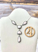 Pink Larimar Lariat Necklaces-Necklaces-Rae Collective, Women's Online Fashion Boutique Located in Phoenix, Arizona (Scottsdale Area)