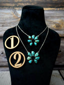 Turquoise Horseshoe Necklaces-Necklaces-Rae Collective, Women's Online Fashion Boutique Located in Phoenix, Arizona (Scottsdale Area)