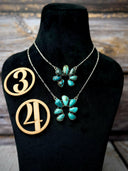 Turquoise Horseshoe Necklaces-Necklaces-Rae Collective, Women's Online Fashion Boutique Located in Phoenix, Arizona (Scottsdale Area)
