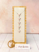 Trinity's Triad Stone Drop Necklace-Necklaces-Krush Kandy, Women's Online Fashion Boutique Located in Phoenix, Arizona (Scottsdale Area)