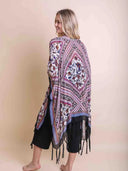 Bohemian Diamond Tassel Kimono-Kimonos-Rae Collective, Women's Online Fashion Boutique Located in Phoenix, Arizona (Scottsdale Area)