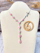 Opal Heart & Sterling Bow Necklace-Necklaces-Rae Collective, Women's Online Fashion Boutique Located in Phoenix, Arizona (Scottsdale Area)