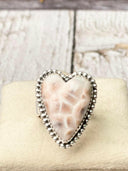 Long Heart Sterling Silver Ring MADE TO ORDER-Statement Rings-Krush Kandy, Women's Online Fashion Boutique Located in Phoenix, Arizona (Scottsdale Area)