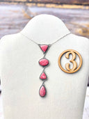 Thulite Slab Cluster Necklaces-Necklaces-Rae Collective, Women's Online Fashion Boutique Located in Phoenix, Arizona (Scottsdale Area)