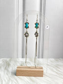 Boho Fringe Multi Stone Dangle Earrings Bag 12 - PRE ORDER