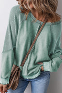 Casual Colorblock Pullover-Tops-Krush Kandy, Women's Online Fashion Boutique Located in Phoenix, Arizona (Scottsdale Area)