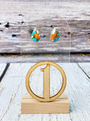 Summertime Copper Slab Stud Earrings-Earrings-Krush Kandy, Women's Online Fashion Boutique Located in Phoenix, Arizona (Scottsdale Area)