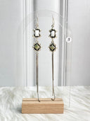 Boho Fringe Multi Stone Dangle Earrings Bag 12 - PRE ORDER