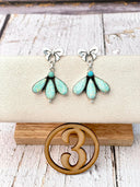 Dreamy Opal Bow Cluster Earrings-Earrings-Rae Collective, Women's Online Fashion Boutique Located in Phoenix, Arizona (Scottsdale Area)