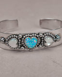 Heartfelt Trio Cuff Bracelet-Cuffs-Rae Collective, Women's Online Fashion Boutique Located in Phoenix, Arizona (Scottsdale Area)