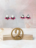 White Buffalo and Jasper Studs-Earrings-Krush Kandy, Women's Online Fashion Boutique Located in Phoenix, Arizona (Scottsdale Area)